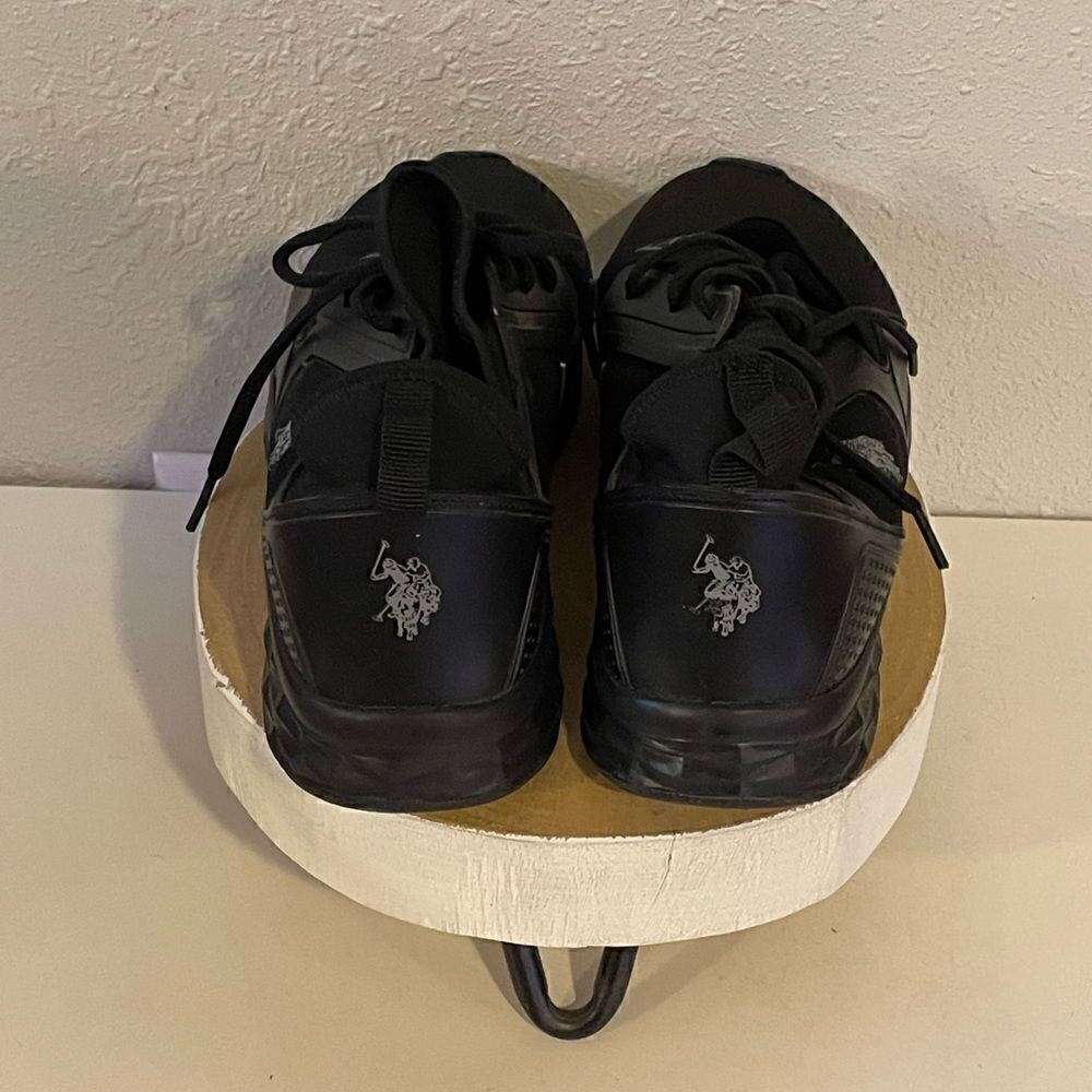 US Polo Assn Mens Black Sneakers Size 10M - Picture 4 of 7